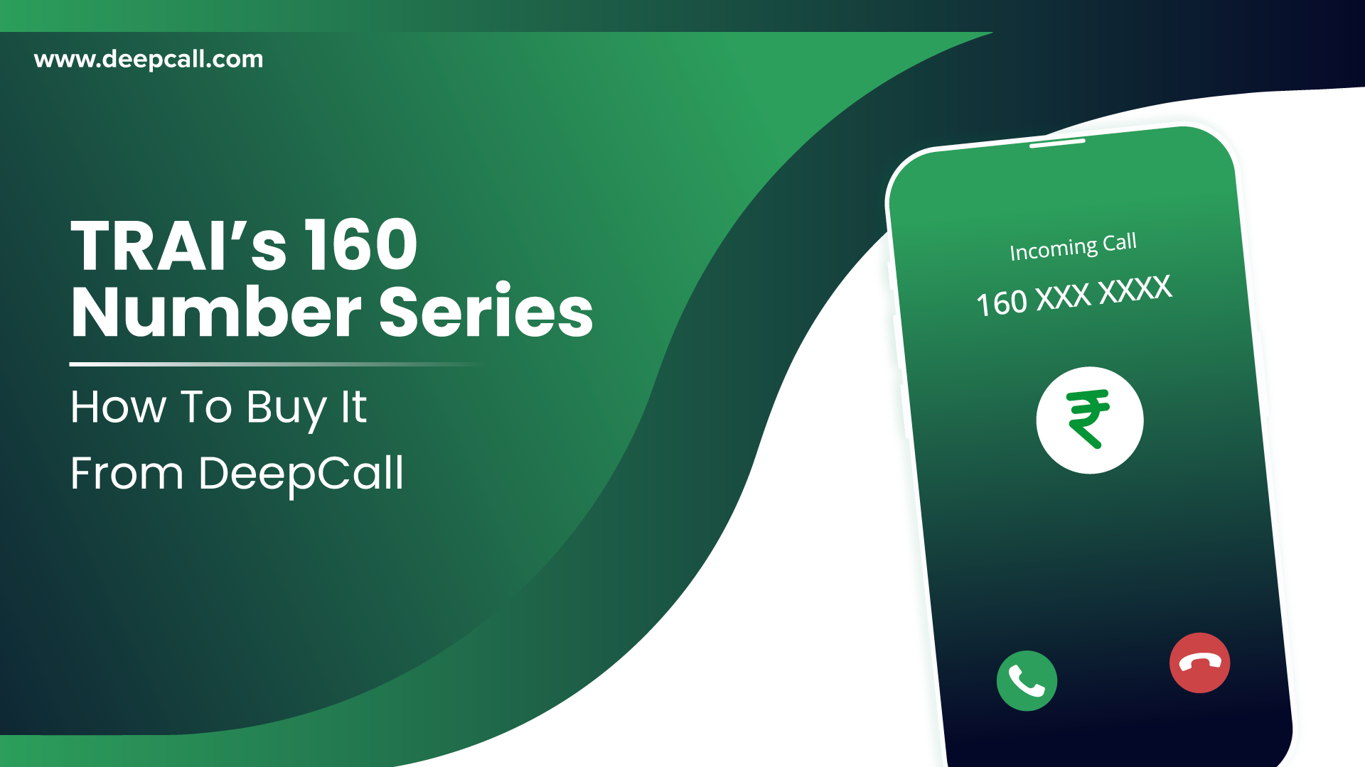 The TRAI 160 Number Series: How To Buy It From DeepCall