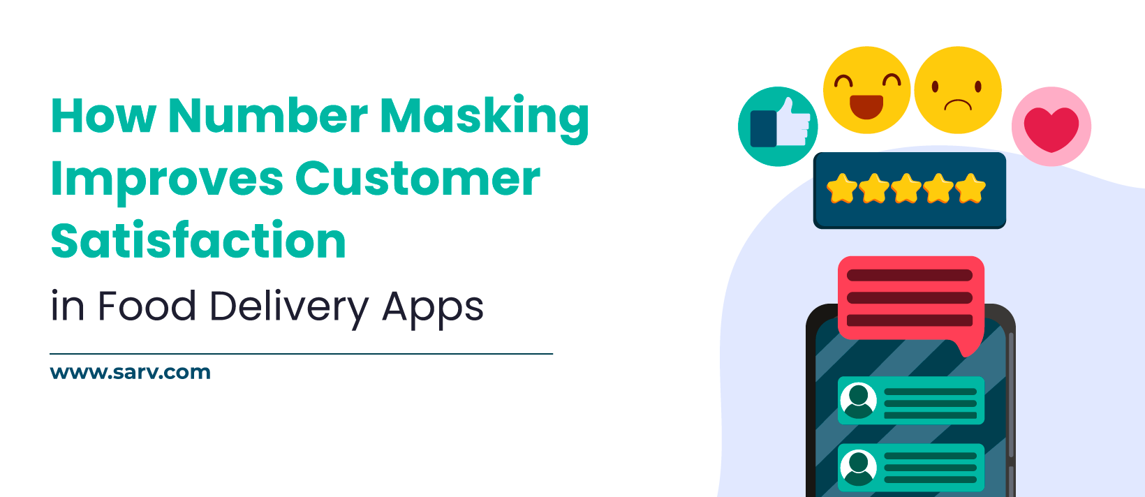 How Number Masking Improves Customer Satisfaction in Food Delivery Apps